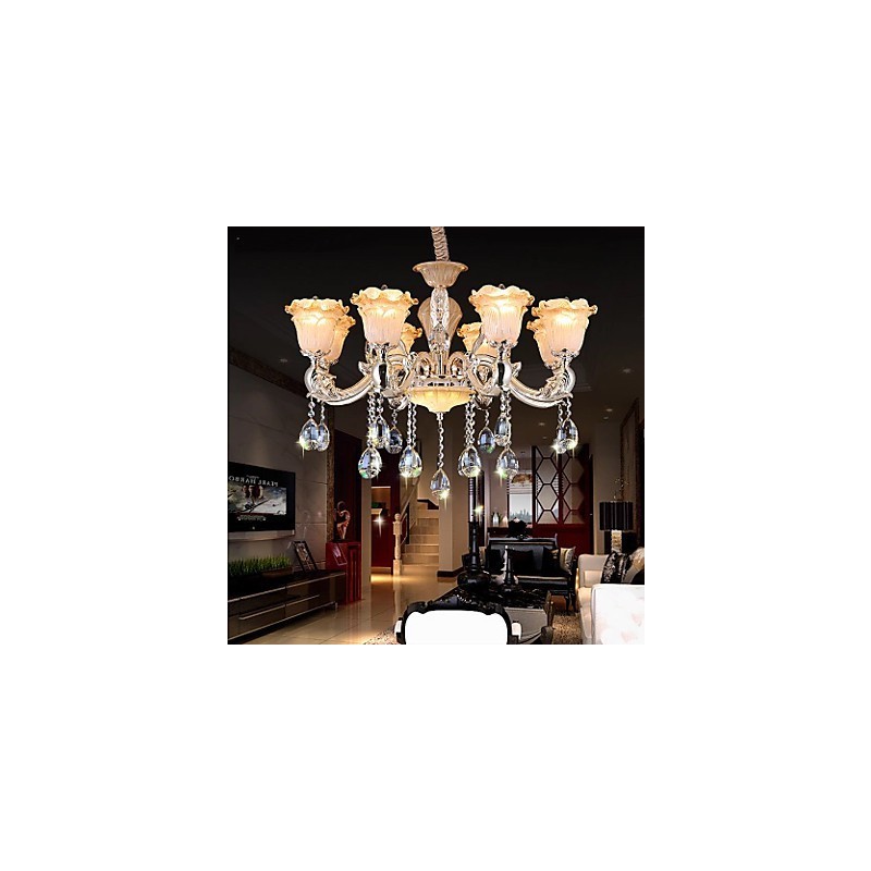 Závesná lampa European Style Retro Crystal Závesná lampa Americange