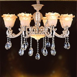 Závesná lampa European Style Retro Crystal Závesná lampa Americange