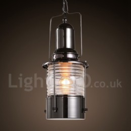 Retro Vintage 1 Light Lucerna Medené závesné svetlo