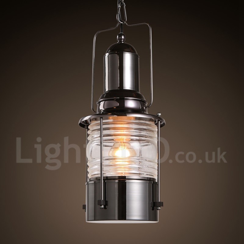 Retro Vintage 1 Light Lucerna Medené závesné svetlo