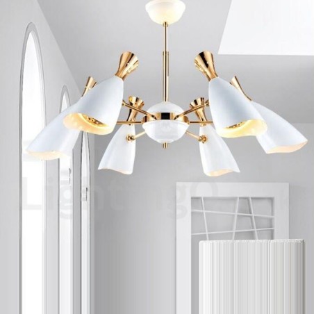 Moderná súčasná lustrová lampa so 6 svetlami Moderná súčasná lustrová lampa so 6 svetlami