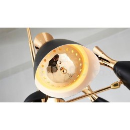 Moderná súčasná lustrová lampa so 6 svetlami
