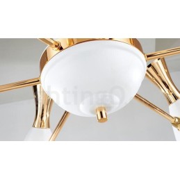 Moderná súčasná lustrová lampa so 6 svetlami