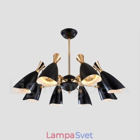 Moderná súčasná lustrová lampa s 8 svetlami Moderná súčasná lustrová lampa s 8 svetlami