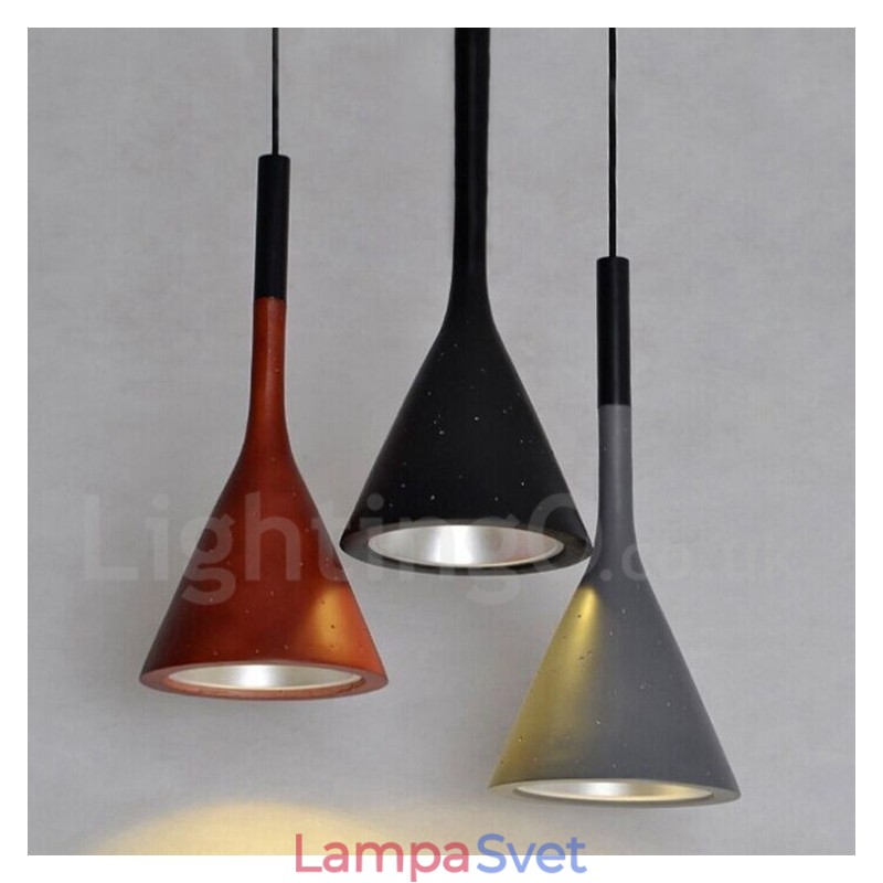 1 Light Vintage Concrte Pendant Light