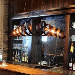 Retro Iron Lamp Moderný minimalistický luster v industriálnom štýle
