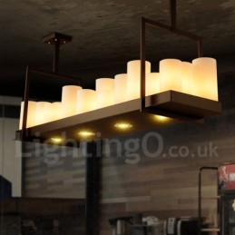 Závesné svietidlo Rustic Lodge Vintage na svietnik