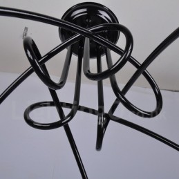Black Country Metal 5 Light Luster Light