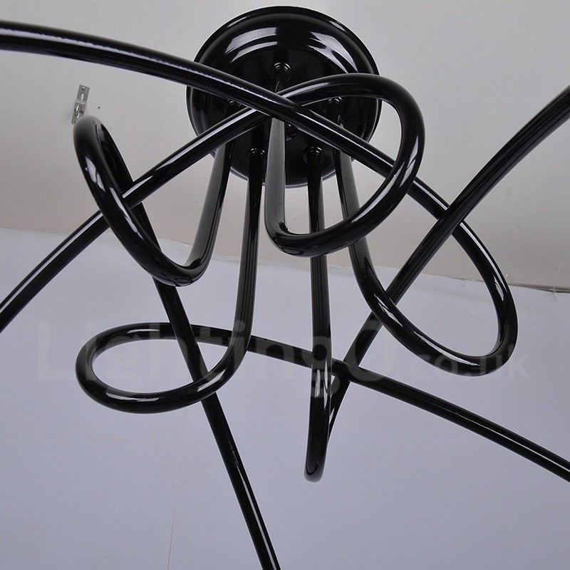 Black Country Metal 5 Light Luster Light