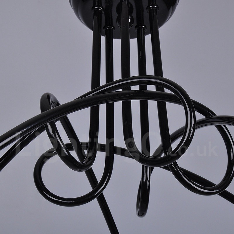Black Country Metal 5 Light Luster Light