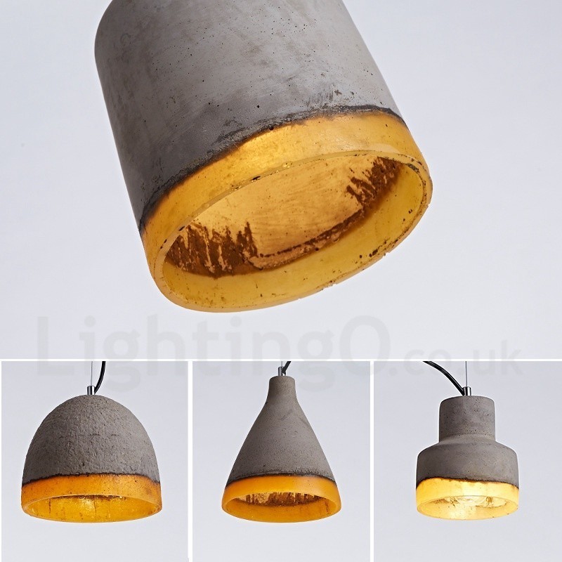 Modern Contemporary Concrte 1 Light Závesné svietidlo