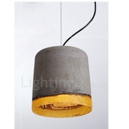 Modern Contemporary Concrte 1 Light Závesné svietidlo