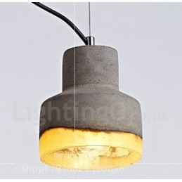 Modern Contemporary Concrte 1 Light Závesné svietidlo