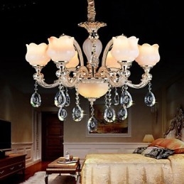Závesná lampa v európskom štýle Jade Crystal Závesná lampa