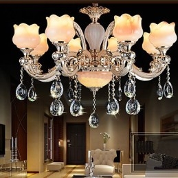 Závesná lampa v európskom štýle Jade Crystal Závesná lampa