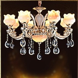 Závesná lampa v európskom štýle Jade Crystal Závesná lampa