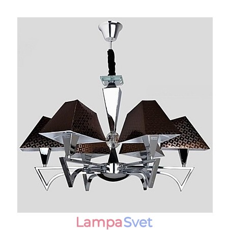 Módny kovaný luster Lighting Umelecký luster so 6 svetlami Módny kovaný luster Lighting Umelecký luster so 6 svetlami