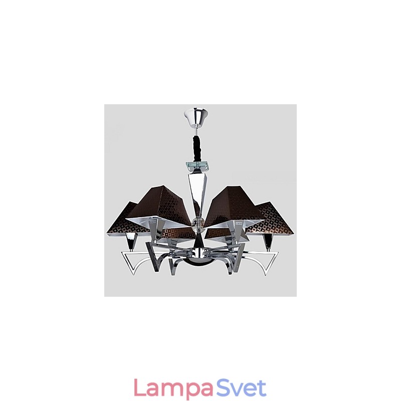 Módny kovaný luster Lighting Umelecký luster so 6 svetlami