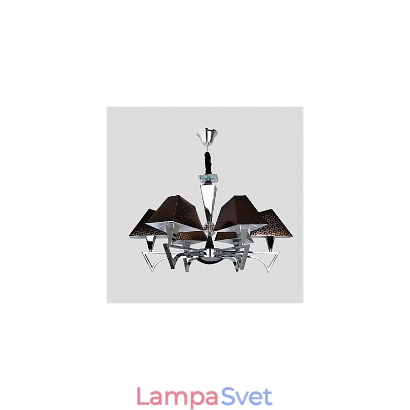 Módny kovaný luster Lighting Umelecký luster so 6 svetlami