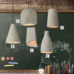1 Light Concrte Závesné svietidlo