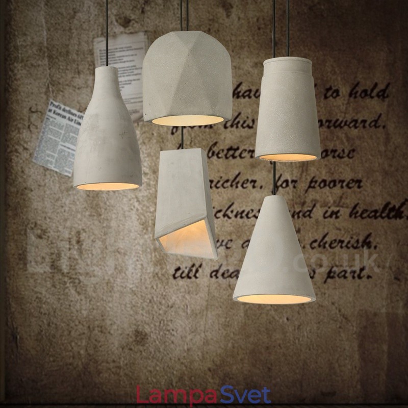 1 Light Concrte Závesné svietidlo