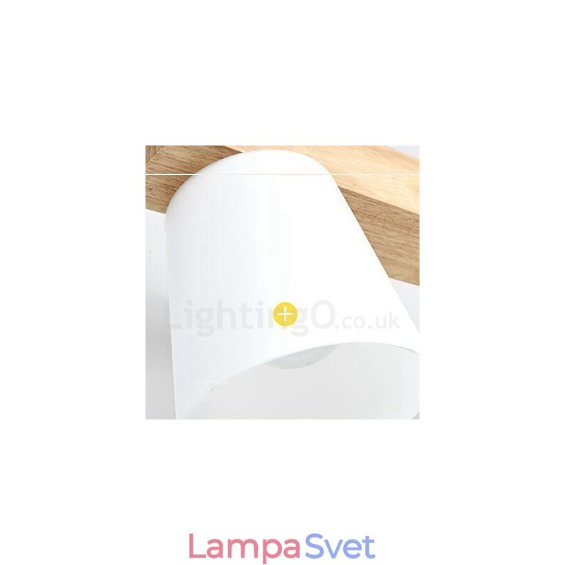 3 Light Moderné súčasné drevené závesné svietidlo
