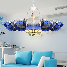 Vidiecka krajina Stredozemného mora Kreatívne sedenie 8 + 1 predné lampy a lampáše