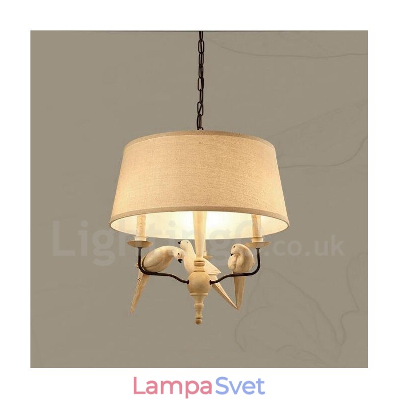 3 Light Rustic Lodge Vintage Pendant Light