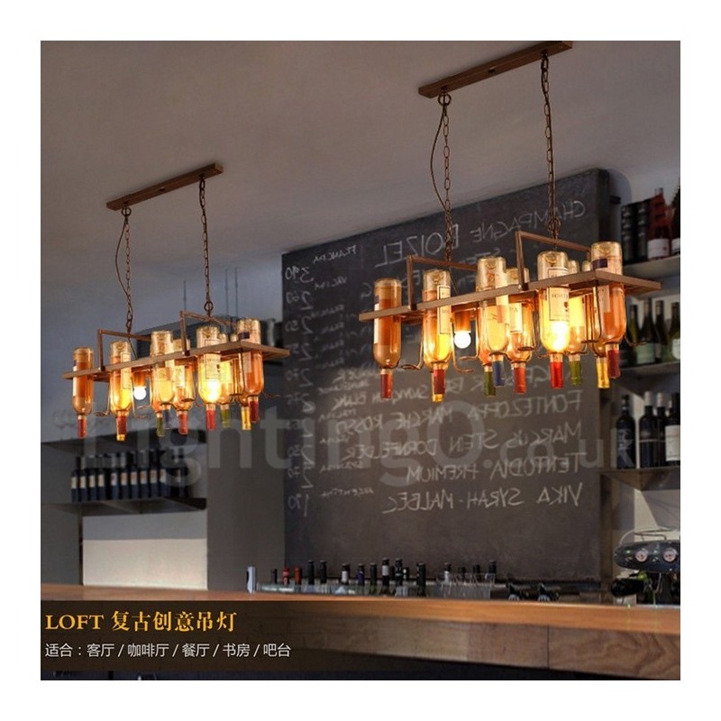 Tradičné klasické kovové závesné svietidlo