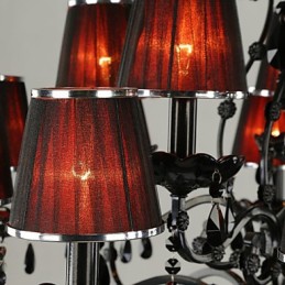 Luster Crystal Modern Contemporary Crystal 15 svetločervený