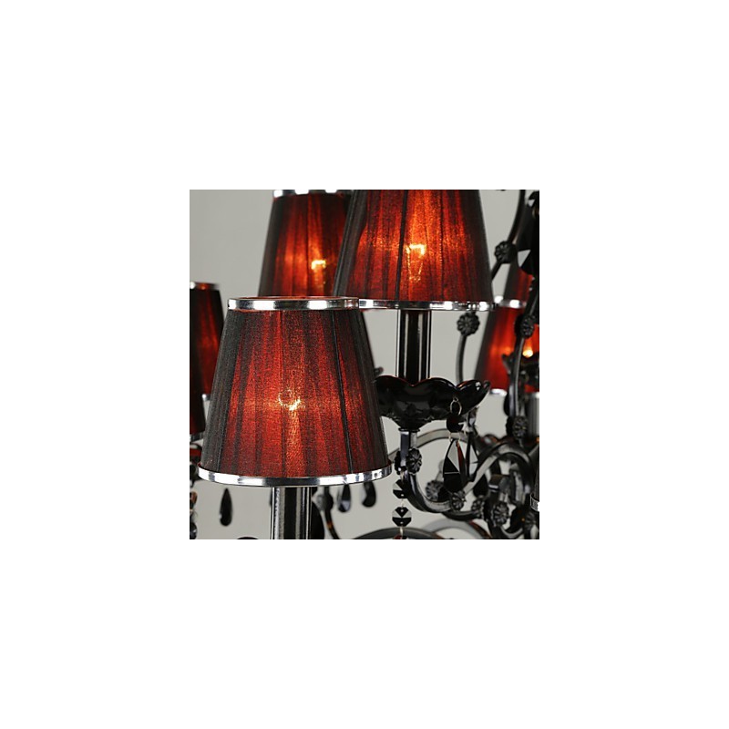 Luster Crystal Modern Contemporary Crystal 15 svetločervený