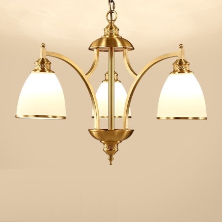 3 Light Rustic Lodge Integrovaný kovový medený luster 3 Light Rustic Lodge Integrovaný kovový medený luster