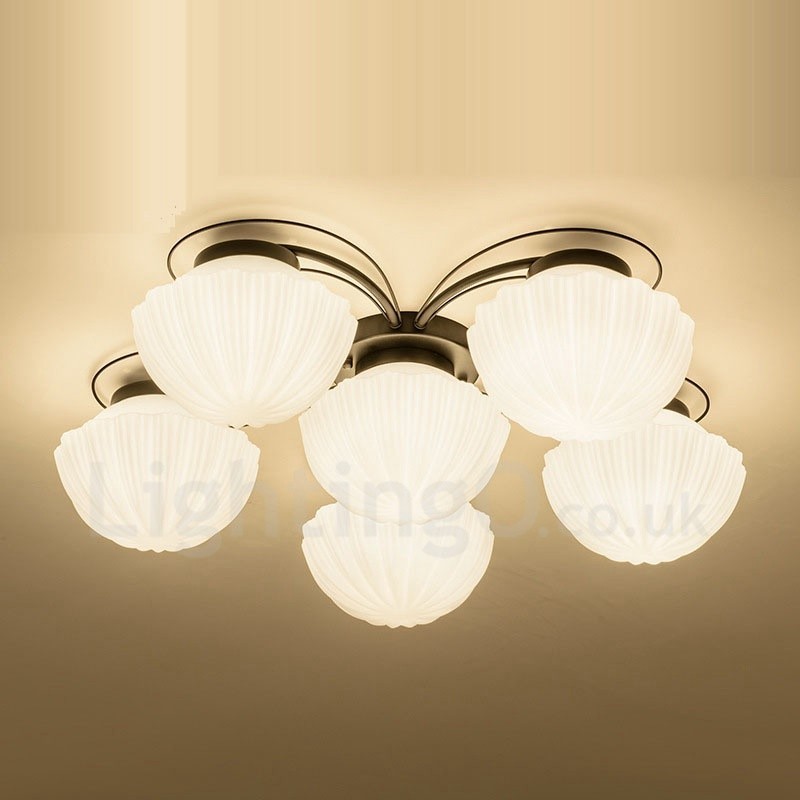6 Integrovaný luster Light Rustic Lodge