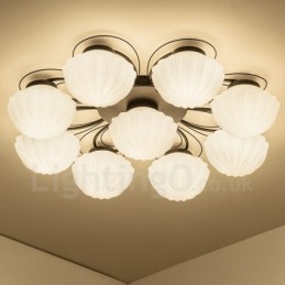 9 Integrovaný luster Light Rustic Lodge
