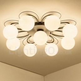 9 Integrovaný luster Light Rustic Lodge