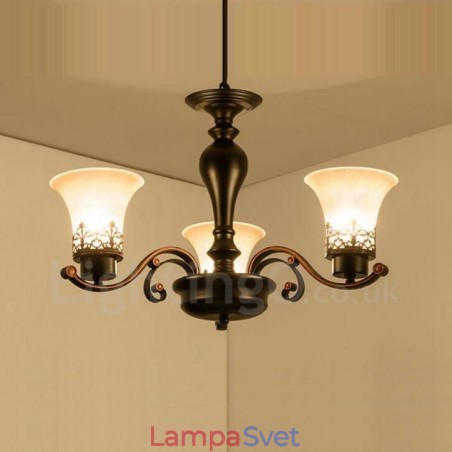 3 Integrovaný kovový luster Light Rustic Lodge 3 Integrovaný kovový luster Light Rustic Lodge