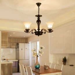 3 Integrovaný kovový luster Light Rustic Lodge