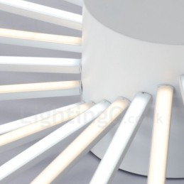 28 Ľahký moderný súčasný integrovaný kovový luster