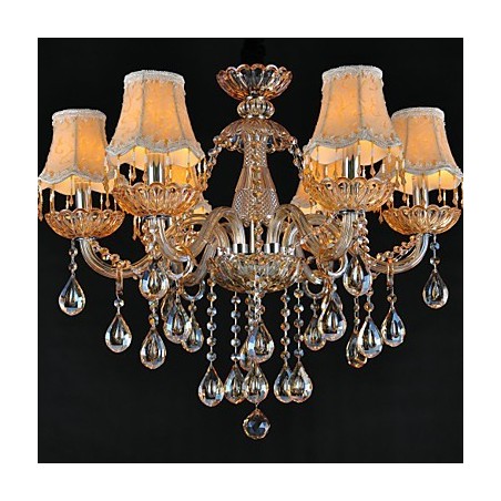 Luster Crystal Traditional Classic Glass 6 Light Luster Crystal Traditional Classic Glass 6 Light