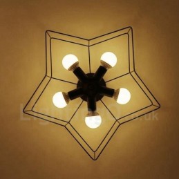 5 Integrovaný luster Light Rustic Lodge