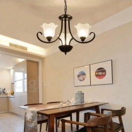 3 Integrovaný kovový luster Light Rustic Lodge