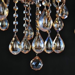 Luster Crystal Traditional Classic Glass 6 Light