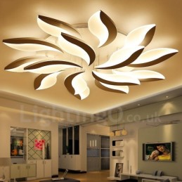15 Ľahký moderný súčasný integrovaný 128W luster