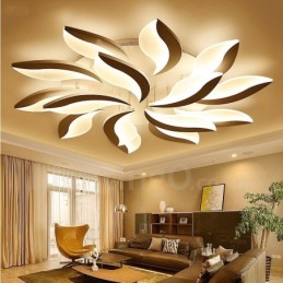 15 Ľahký moderný súčasný integrovaný 128W luster