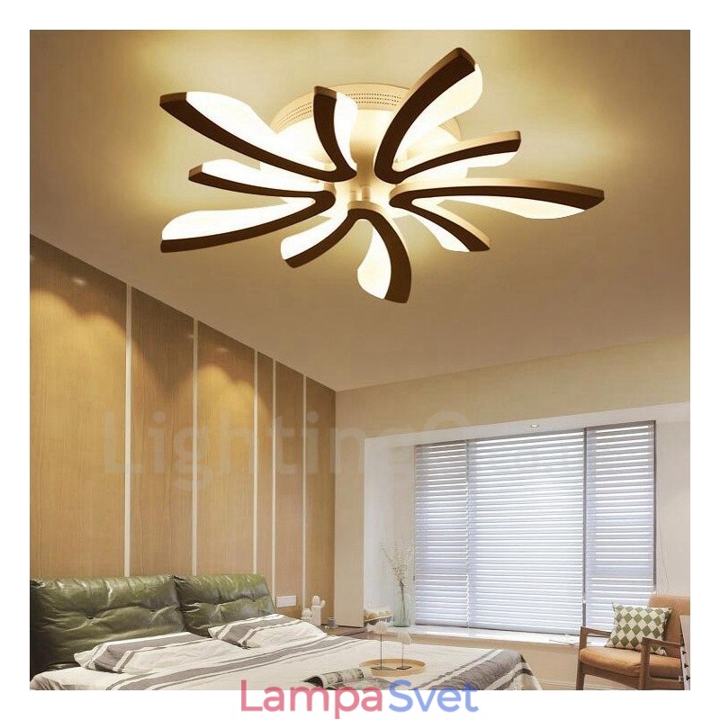 5 Ľahký moderný súčasný integrovaný luster