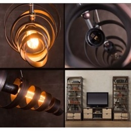 Retro Iron Lamp Moderný minimalistický luster v industriálnom štýle