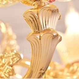 8 Ľahký tradičný klasický integrovaný kovový luster