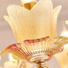 8 Ľahký tradičný klasický integrovaný kovový luster