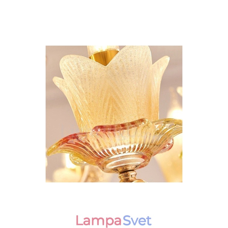 8 Ľahký tradičný klasický integrovaný kovový luster