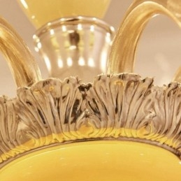 6 Ľahký tradičný klasický integrovaný kovový luxusný luster